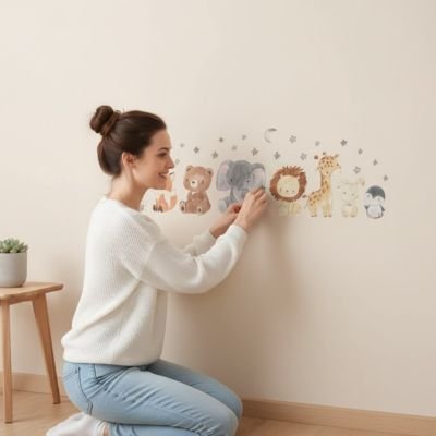 Stickers muraux colorés pour décoration intérieure