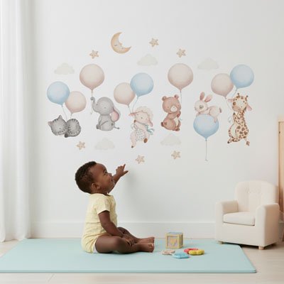 Stickers muraux  décoratifs pour chambre enfant