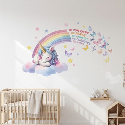 Stickers muraux enfant colorés pour décoration intérieure