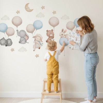 Stickers muraux enfant colorés pour décoration intérieure