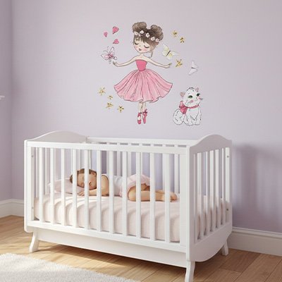 Stickers muraux enfant utilisés pour personnaliser un mur