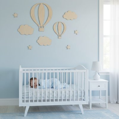 Stickers muraux utilisés pour personnaliser un mur