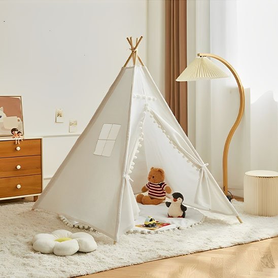Tipi enfant adapté aux moments de jeu et de lecture