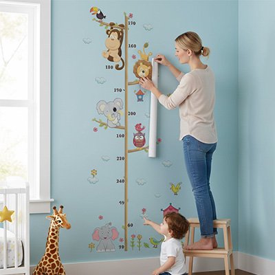Toise murale pour mesurer la croissance