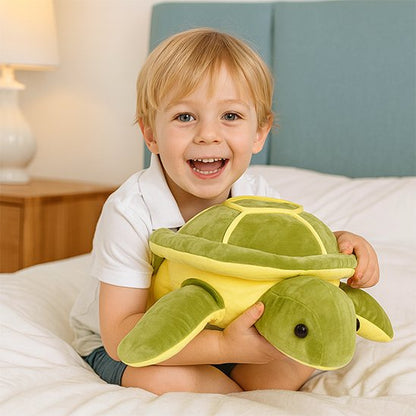 Tortue peluche apportant une ambiance calme à la chambre