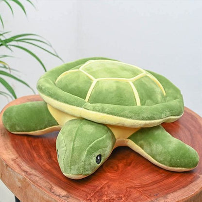 Tortue peluche moelleuse adaptée aux enfants