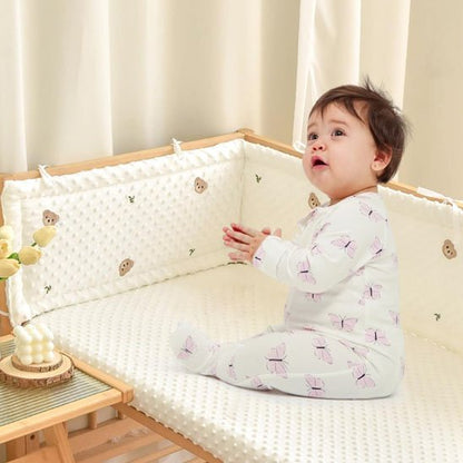 Tour de lit bébé avec pages souples