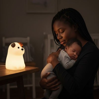 Veilleuse bébé douce et rassurante