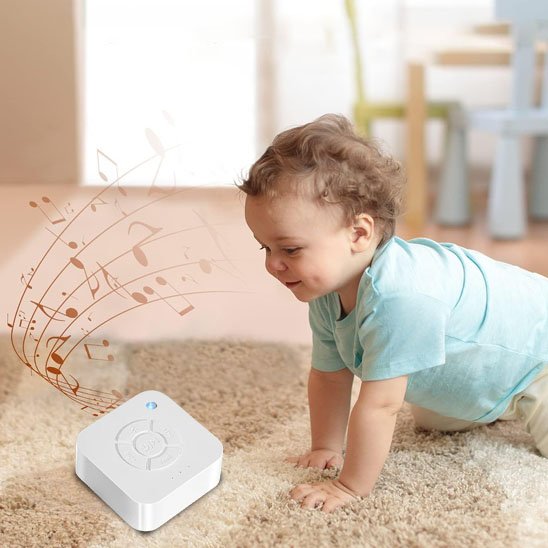 Veilleuse bruit blanc utilisée pour créer une ambiance calme au coucher