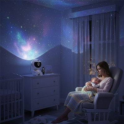 Veilleuse projection décorative pour chambre bébé
