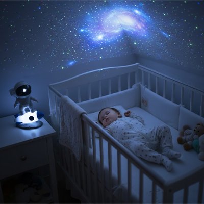 Veilleuse projection dormi dans les étoiles 