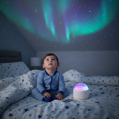 Veilleuse projection rassurante pour la nuit